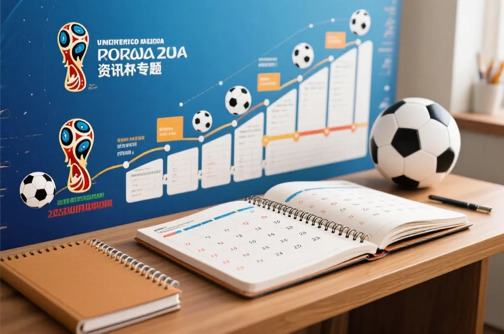 2026世界杯赛程与观赛日历专题海报